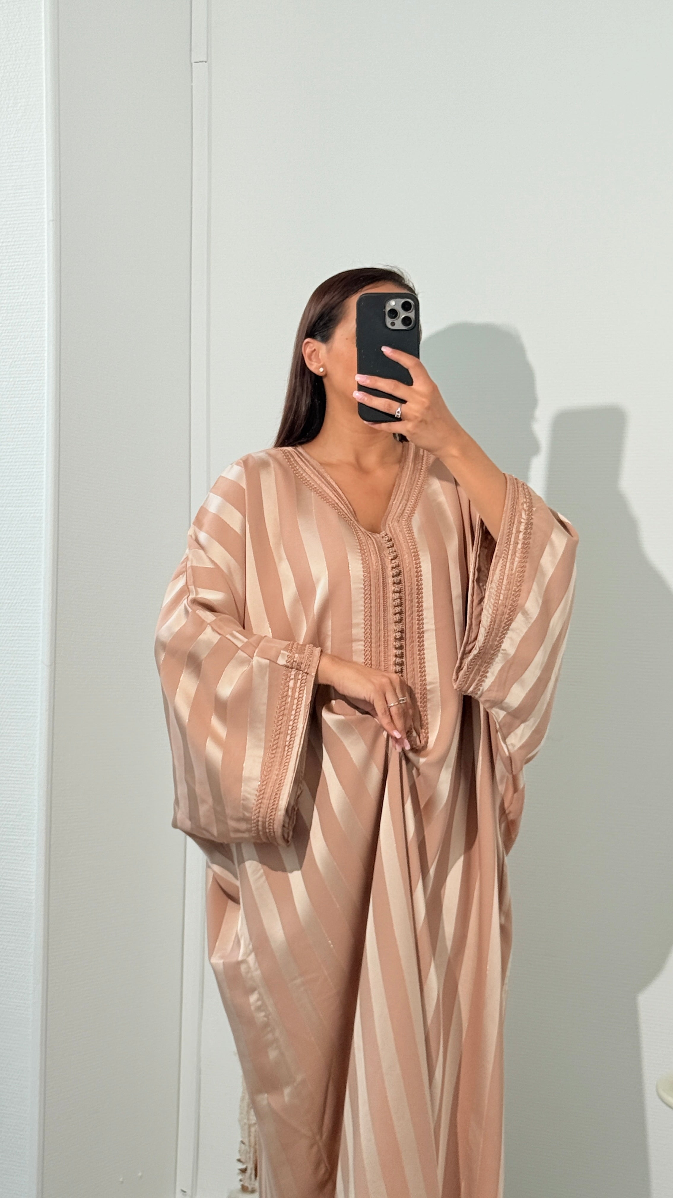 Gandoura jawhara beige