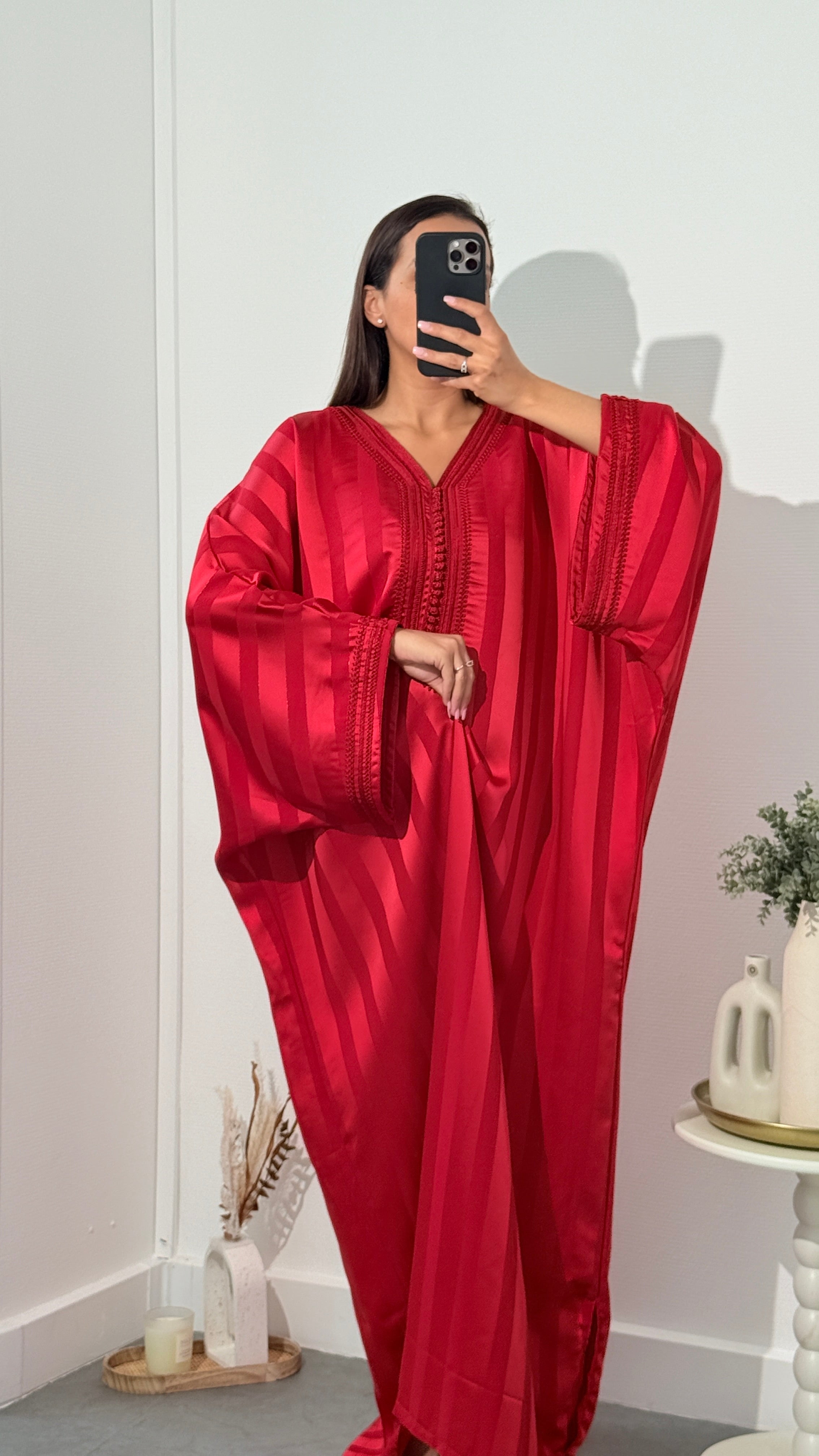 Gandoura jawhara rouge